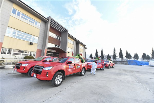 ABB'nin deprem bölgesinde ilaçlama çalışmaları devam ediyor