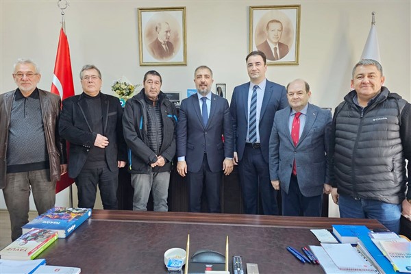Afyonkarahisar Gazeteciler Cemiyeti'nden bölge müdürüne ziyaret