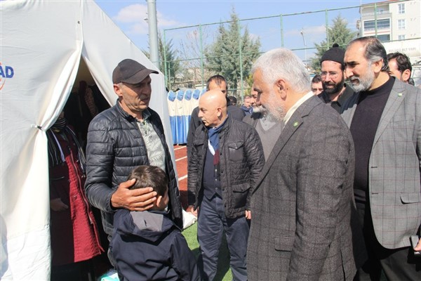 Yapıcıoğlu: "Yardım çalışmalarında milletimiz çok iyi bir sınav verdi"