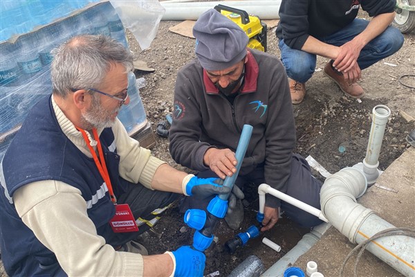 Beylikdüzü Belediyesi, çadır kentin alt yapı çalışmalarını tamamladı