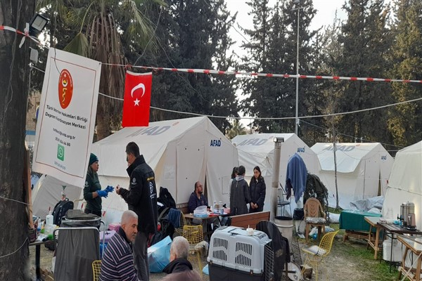 TVHB, Hatay'da Deprem Koordinasyon Merkezi kurdu
