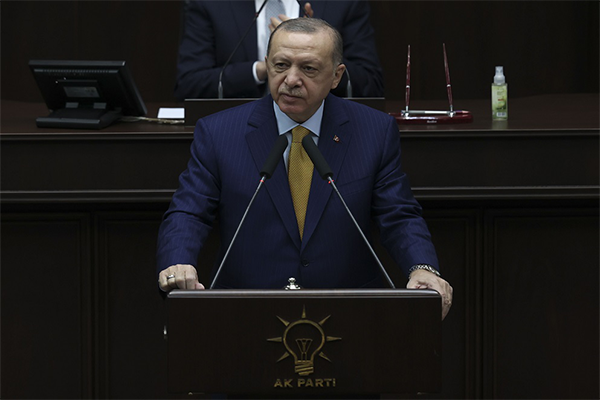 Cumhurbaşkanı Erdoğan AK Parti grup toplantısında konuşuyor