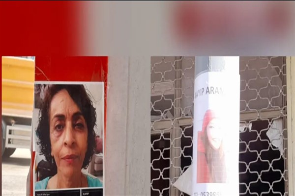 Hatay'da kayıp yakınlarını el ilanı ile arıyorlar