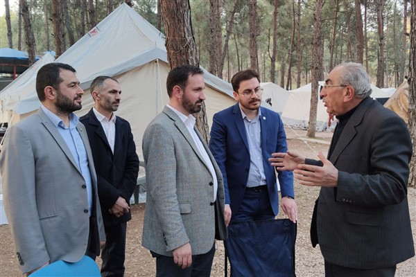 HÜDA PAR heyeti Hatay'da incelemelerde bulundu