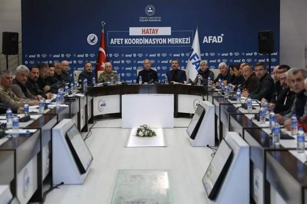 Hatay'da Afet Koordinasyon ve Değerlendirme Toplantısı yapıldı