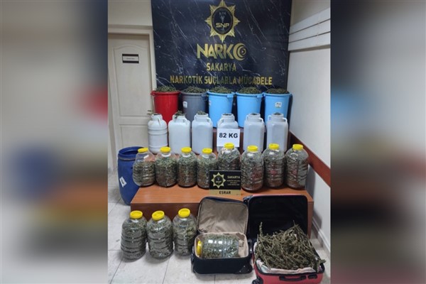 Sakarya'da uyuşturucu operasyonu