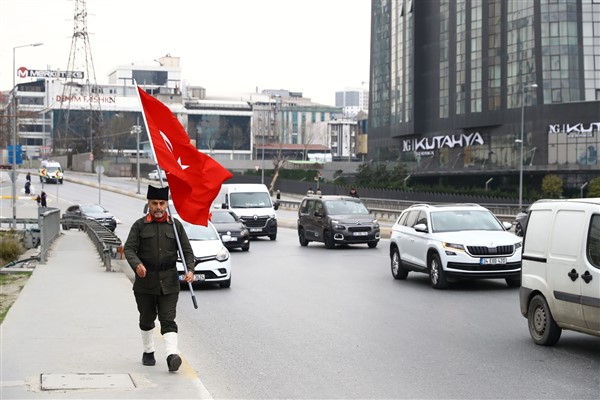 Gümüş, Çanakkale şehitleri için Bağcılar’dan Çanakkale’ye yürüyor