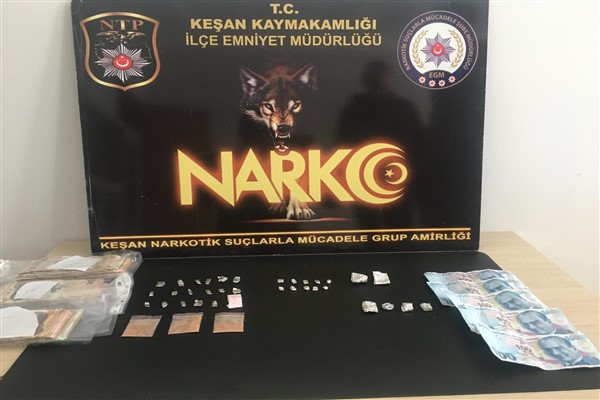 Edirne'de uyuşturucu operasyonu