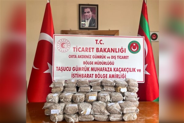 Mersin Taşucu Limanı’nda 35 kilogram uyuşturucu ele geçirildi