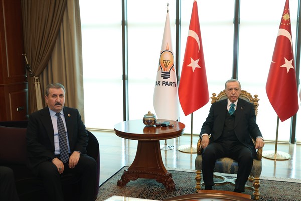 Cumhurbaşkanı Erdoğan, Destici ve beraberindeki heyeti kabul etti