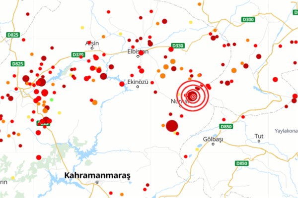 Kahramanmaraş'ta 4.0 büyüklüğünde deprem