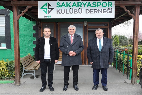 Başkan Yüce, Sakaryaspor Kulübü Başkanı Genç'i ziyaret etti