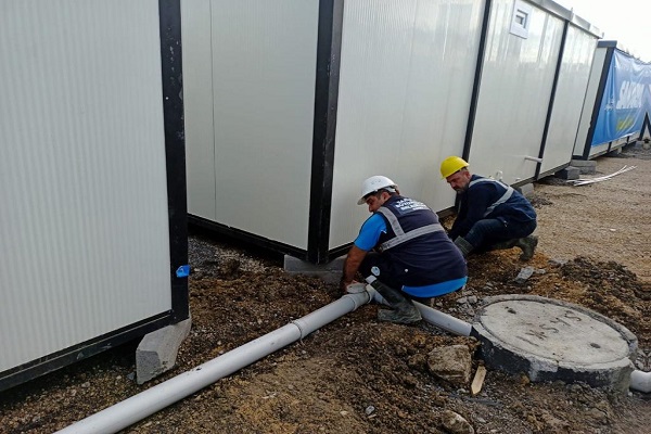 Kardeşlik Kenti’nin altyapı bağlantıları hızla tamamlanıyor