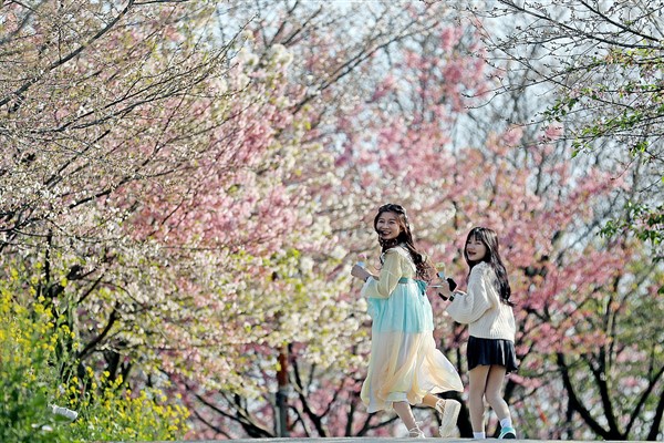 Bahar çiçekleri turizmi canlandırıyor