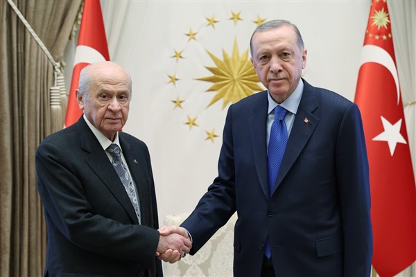 Cumhurbaşkanı Erdoğan, Bahçeli'yi kabul etti