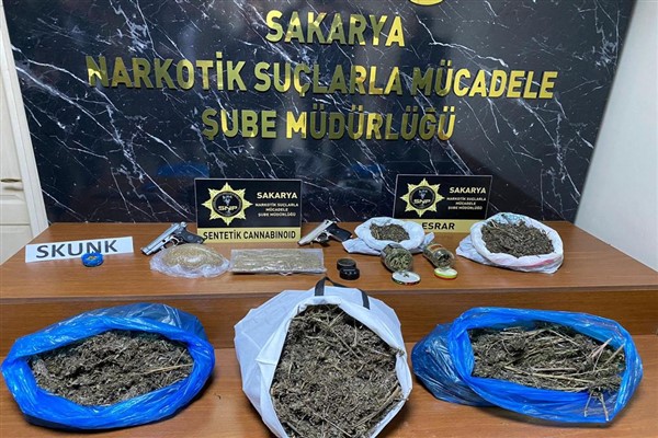 Sakarya'da uyuşturucu operasyonu