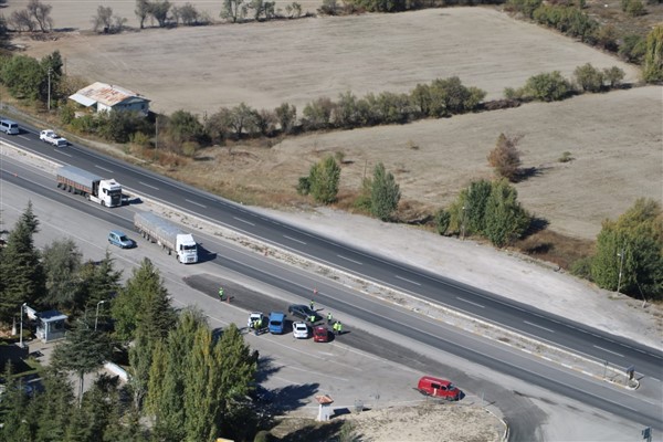 Afyonkarahisar'da havadan trafik denetimi