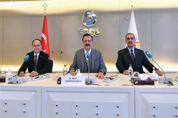 ATSO heyeti, TOBB Başkanı Hisarcıklıoğlu’nu ziyaret etti