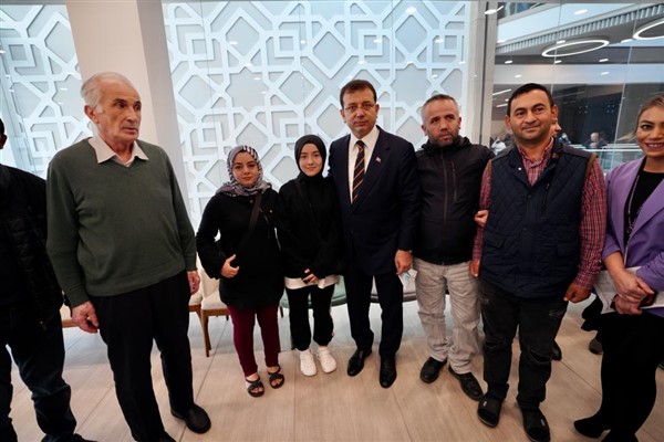 İmamoğlu, Binali yıldırım ve maden işçilerini ziyaret etti