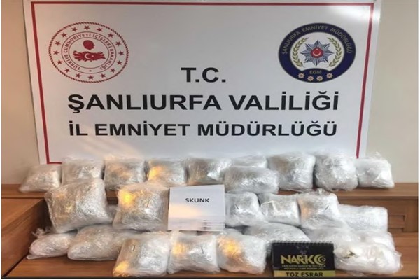 Şanlıurfa'da uyuşturucu operasyonu