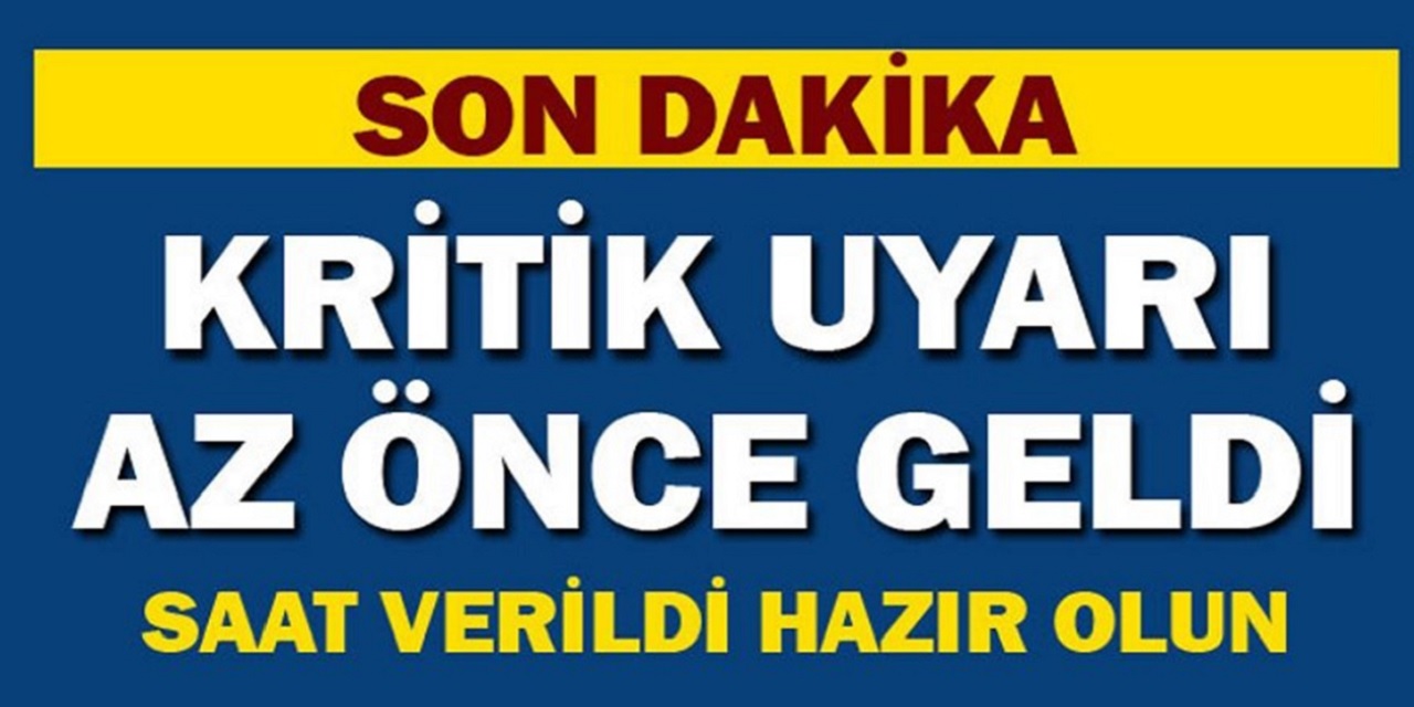 SON DAKİKA: Kritik uyarı geldi Ağrı, Diyarbakır, Muş, Şanlıurfa, Batman ilerinde yaşayanlar DİKKAT!