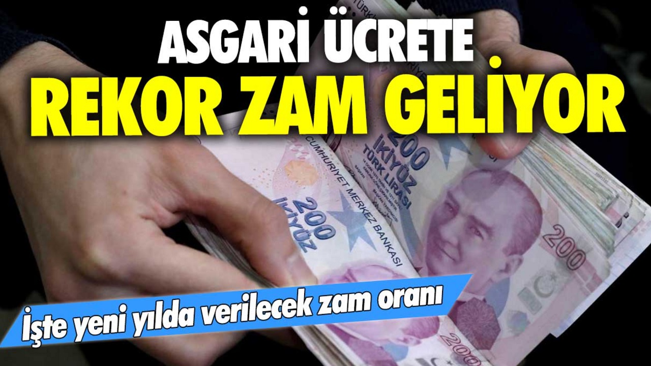 Asgari ücrete rekor zam belli oldu! 18.000 lira olarak belirlendi