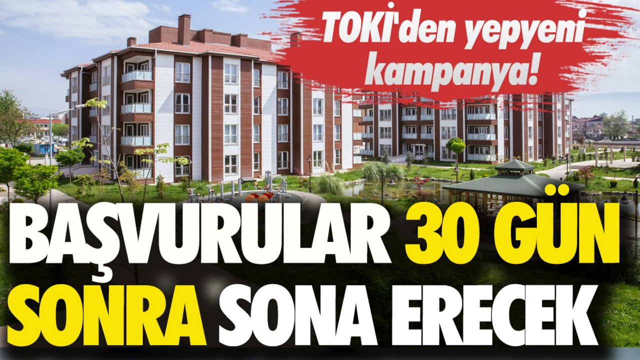 Erdoğan talimat verdi TOKİ'den yepyeni kampanya başlattı! Başvurular 30 gün sürecek
