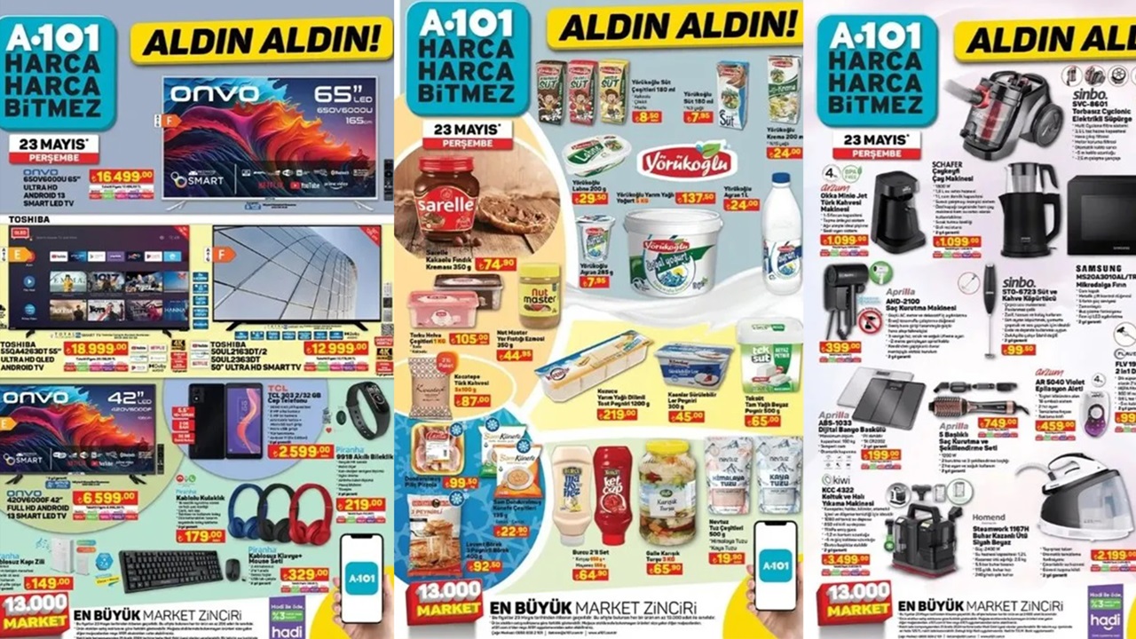 5 LT Ayçiçek yağı, 30’lu yumurta, Et, Süt, Yoğurt, Un Fiyatları DÜŞTÜ! 18 Mayıs A101 Aktüel Fiyat Listesi