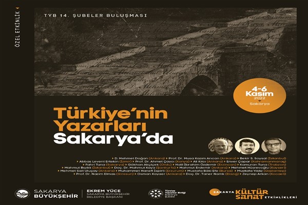 Türkiye’nin yazarları Sakarya’da