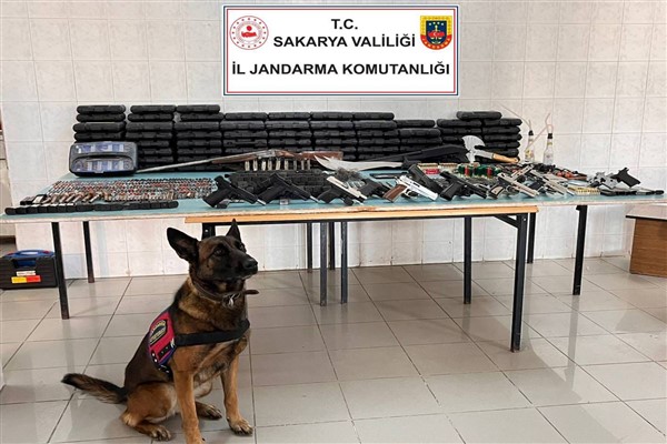 Sakarya'da kaçak silah operasyonu