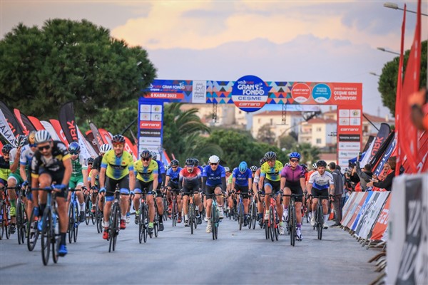 Hafta sonu Çeşme’de bisiklet rüzgarı esti