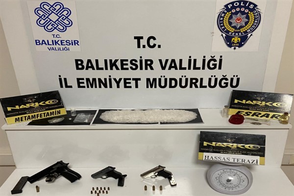 Balıkesir'de uyuşturucu operasyonu