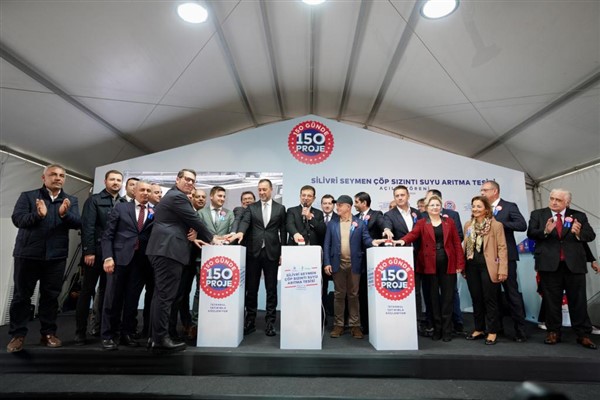 Silivri'de Seymen Çöp Sızıntı Suyu Arıtma Tesisi hizmete açıldı