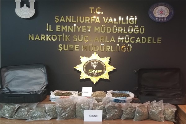 Şanlıurfa'da uyuşturucu operasyonu