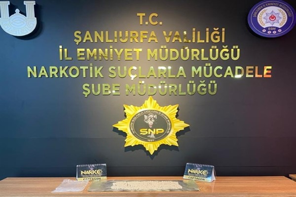 Şanlıurfa'da uyuşturucu operasyonu