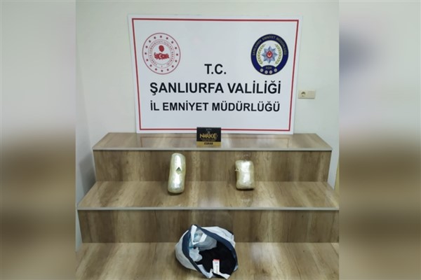 Şanlıurfa'da yolcu otobüsünde uyuşturucu ele geçirildi