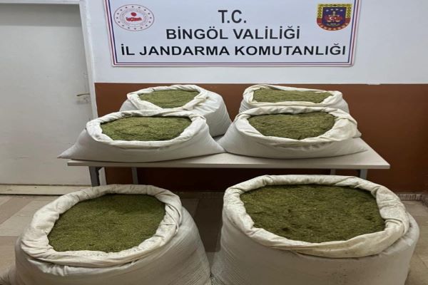 Bingöl'de uyuşturucu operasyonu