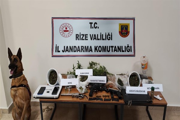 Rize'de uyuşturucu operasyonu