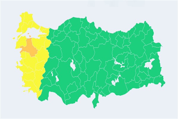 AFAD'tan kuvvetli yağış uyarısı