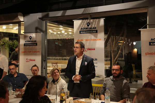 Fethiye’de acentalar ile bir araya gelen Ali Bilir sektörü anlattı