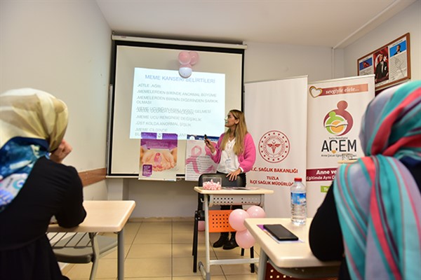 Tuzla’da 'Meme Kanseri Farkındalık Semineri' düzenlendi