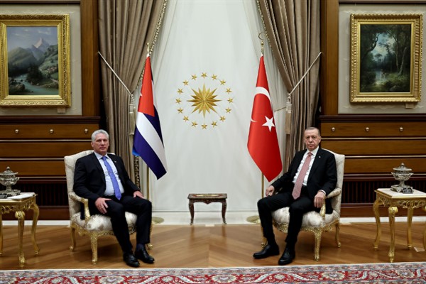 Cumhurbaşkanı Erdoğan, Küba Devlet Başkanı Miguel Diaz-Canel ile ortak basın toplantısı düzenledi