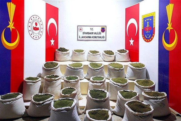 Diyarbakır'da 572 kilogram uyuşturucu ele geçirildi