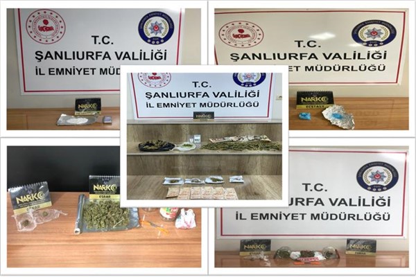 Şanlıurfa'da uyuşturucu operasyonu