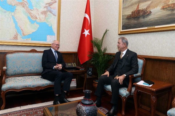 Bakan Akar, ABD’nin Suriye eski Özel Temsilcisi Jeffrey’i kabul etti