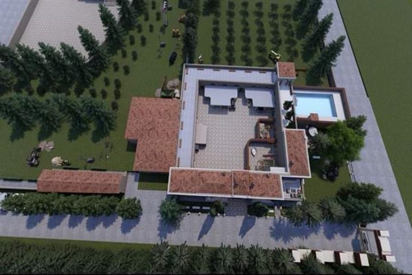 Reyhanlı Müderrisoğlu Konağı'nın restorasyon çalışmaları sürüyor