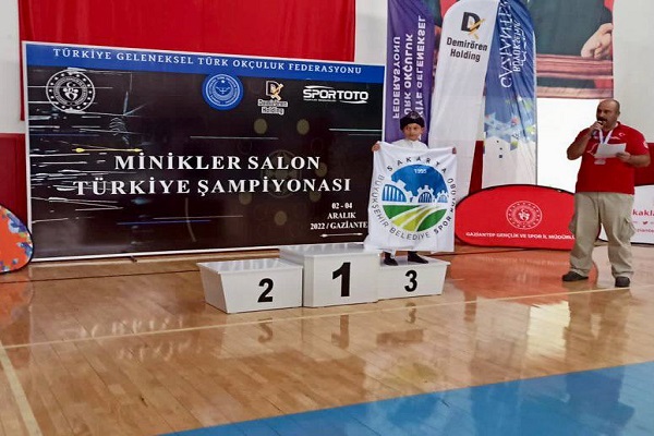 Sakaryalı minik sporcu Türkiye 3'üncüsü oldu