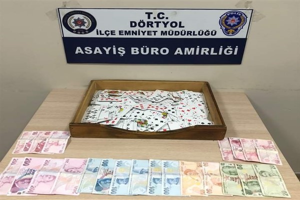 Hatay'da kumarhane baskını