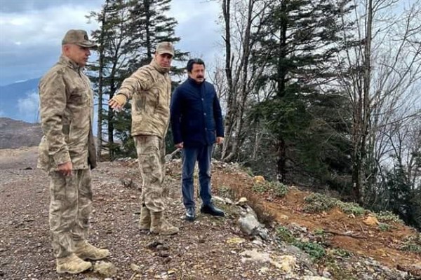 İskenderun Kaymakamı Demiryürek'ten Amanos Dağları'nda inceleme