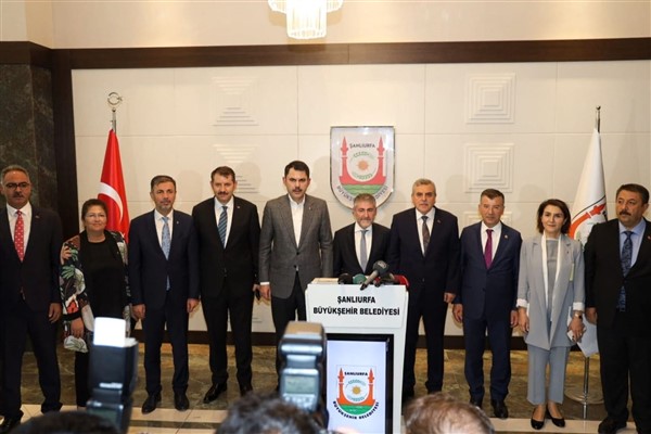 Bakanlar Nebati ve Kurum'dan Şanlıurfa ziyareti